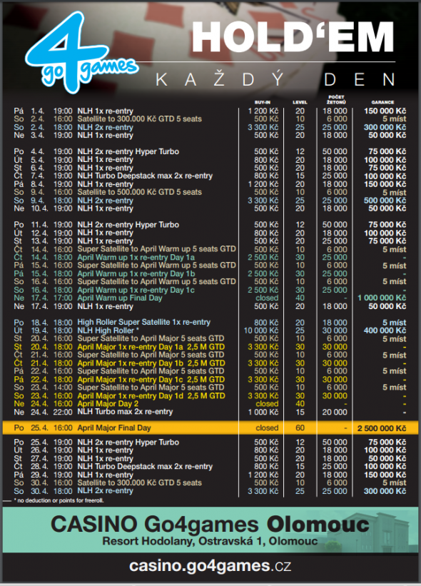 Casino olomouc poker